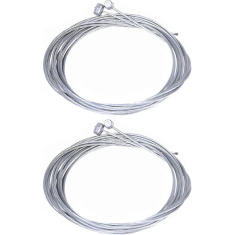 Lot de 4 câbles de frein arrière adaptés aux vélos universels en acier de 1,7 mètre (1/4)