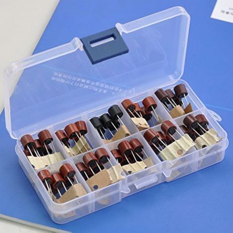 Fusion lente Micro fusible Assortiment kit, 10 valeurs chaque 5 pcs : 315 MA 500 mA 630 MA 800 mA 1 A 1.6 A 2 A 2,5 A 3.15 A 5 A. (1/3)
