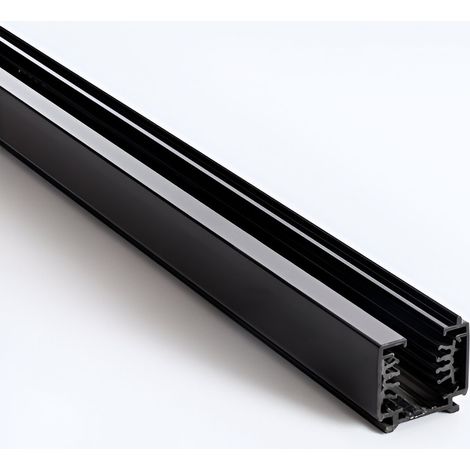 Rail Triphasé DALI pour Spots LED 2 Mètres Noir (1/2)