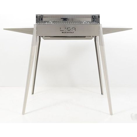 Barbecue in acciaio inox a carbonella - Etna 60x40 (1/5)