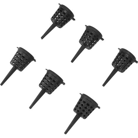 Lot de 100 paniers à engrais portables pour bonsaïs, avec couvercle, en maille, pour plantes en pot, succulentes et orchidées. (1/5)