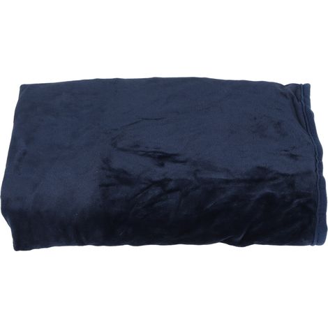 Couverture Chauffante USB 5V2A, Plaid Polaire Doux et Confortable, Chauffage Électrique pour Canapé, Détente et Sommeil, Bleu (1/5)