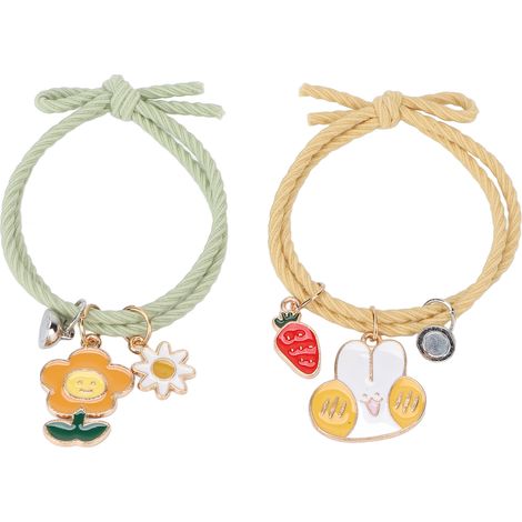 Bracelet magnétique pour couple, élastique à cheveux, bracelet magnétique pour couple, élastique à cheveux (1/5)