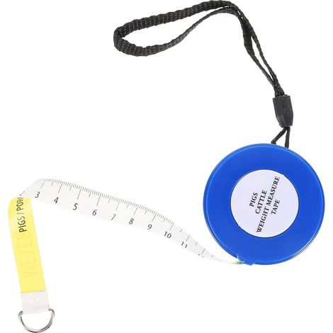 Mètre Ruban Bovins et Porcs 2,5 M Portable en Plastique ABS pour Mesure Précise du Tour de Poitrine en Exploitation Agricole (1/5)