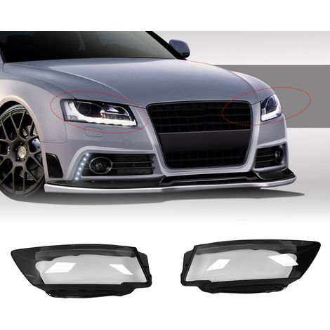 Ein Paar Scheinwerferschutz für die linke und rechte Seite, passend für Audi A5, S5, RS5 2008-2012 8T0941030 8T0941029 (übergroß). (1/5)