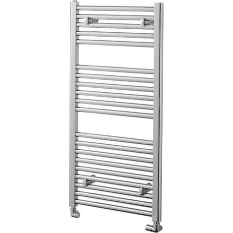 Scaldabagno Inox Cromato 1180x600mm modello Kam-382B kamalu
