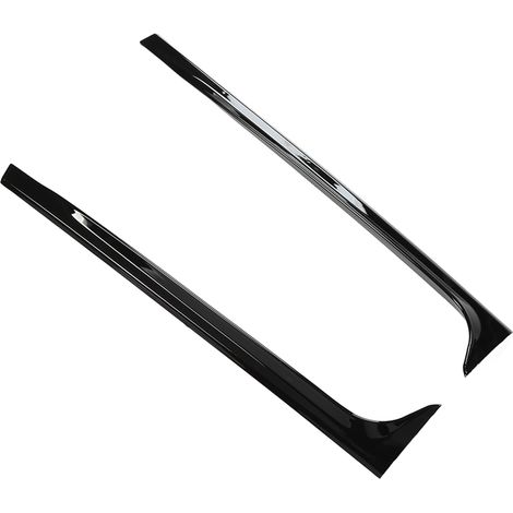 Heckscheibenspoilerteile aus glänzend schwarzem ABS, diagonale Schutzleisten für MK5 2011-2017 (1/5)