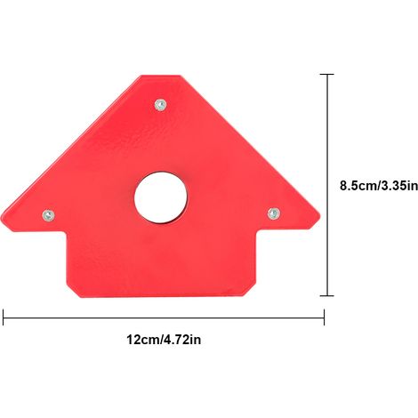 Positionneur magnétique de soudage à angle de 25 lb avec flèche, porte-outils et accessoires (1/5)