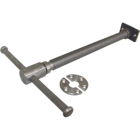 Outifrance – Vis d'établi acier 26mm L400mm – Traitement anticorrosion – Poignée coulissante et platine incluses – 7210329