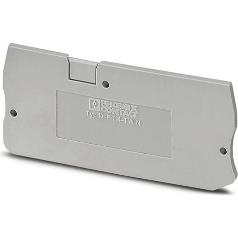 Couvercle Phoenix Contact, série D-PT pour Bloc de jonction ( Prix pour Paquet de 5 )