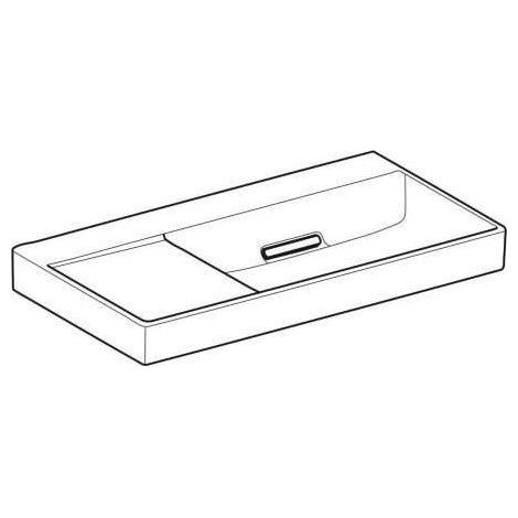 Geberit ONE Waschtisch Abgang horizontal, Ablagefläche links, (1/5)