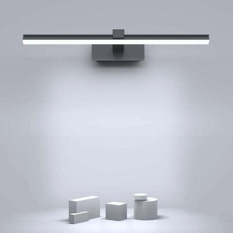 Lampe Miroir Salle de Bain LED 40cm Moderne - 9W 720lm Blanc Froid 6000K Aluminium/Plastique - AC100-240V pour Maquillage/Rasage
