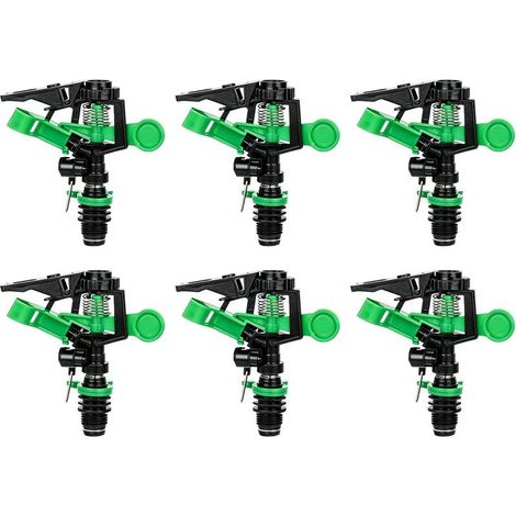 Tête D'Arroseur Rotative Rotation 360° Économe en Eau Têtes gicleur enterrées pour Les Plates-Bandes, Jardin extérieur, Agriculture, arrosage Domestique et Jardinage (1/5)