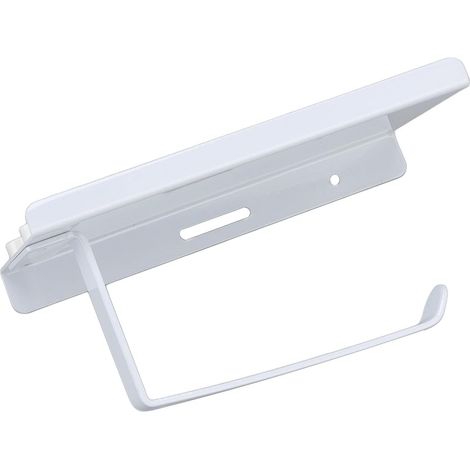 304 Stainless Steel Toilet Holder with Phone Shelf (1/5)