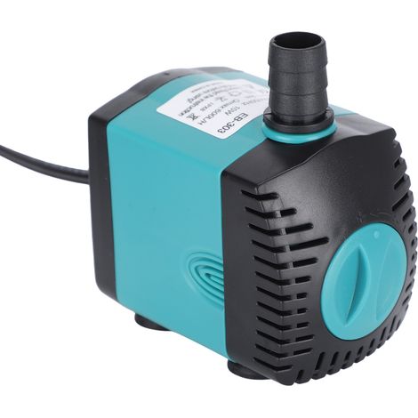 Pompe submersible 10 W, débit 600 l/h, hauteur de refoulement 1,2 m, faible niveau sonore, pour aquarium (1/5)