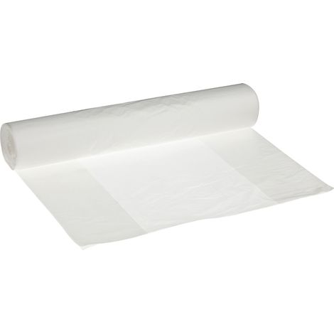 Deiss First 36519 immondizia 60 litri, 600 mm x 700 mm, 50 per rotolo bianco
