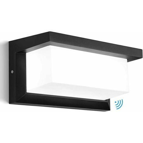 Applique murale extérieure LED avec 360 Ḟ Éclairage extérieur Moderne Étanche Applique extérieure porche lampe externe aluminium IP65 18W pour le patio maison,Blanc Froid Applique extérieure (1/5)