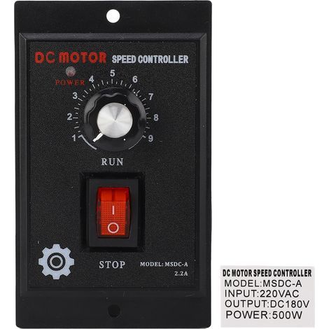 Drehzahlregler für Gleichstrommotoren, 220 V AC Eingang, 180 V DC Ausgang, Vorwärts- und Rückwärtsregler, 500 W (1/5)