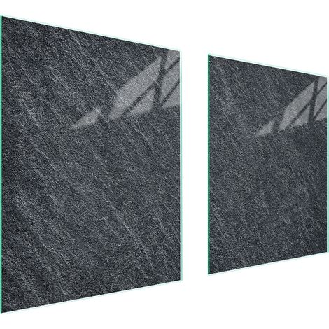PLACA PROTECTORA DE VIDRIO PARA ESTUFA 85x52 PIZARRA (1/5)