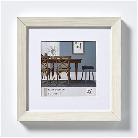 Walther Design EF330W Fiorito, Holzrahmen 30x30 cm, weiß