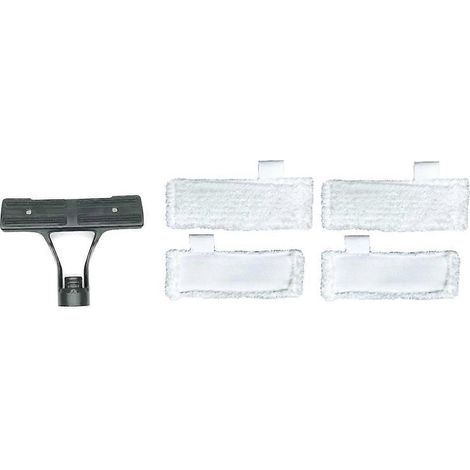 Lot de 5 autocollants en nylon et chiffons de nettoyage pour flacons pulvérisateurs et vitres Karcher WV1, WV2, WV5 et WV7 : pièces de rechange pour la protection des vitres et des miroirs. (1/5)