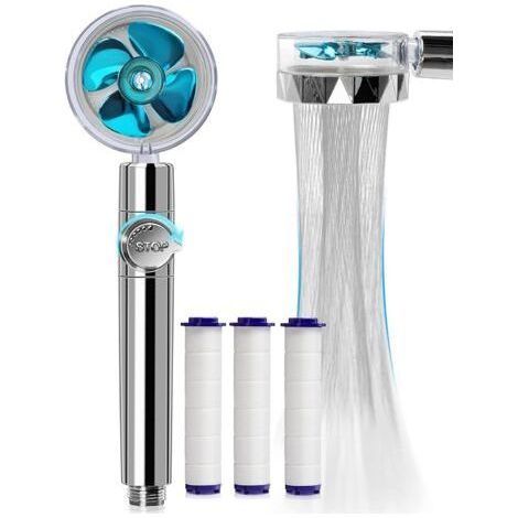 Handheld Turbocharged Rain Shower Head Large Water Filter Skin Beautifying Powerful Supercharged Home Bath (1/4)