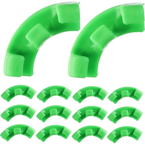 100 pinzas de entrenamiento para plantas, pinzas de jardín de plástico para doblar ramas de plantas, soporte para tallos y ramas. (1/5)