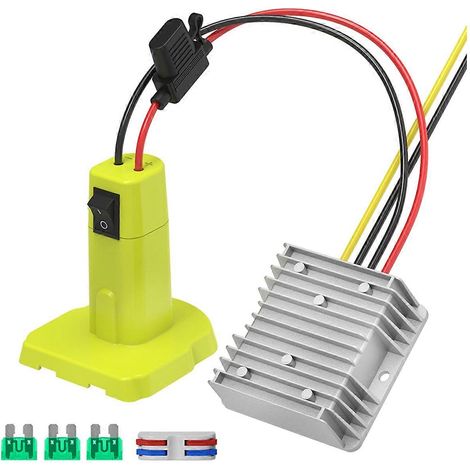 Convertisseur abaisseur de tension pour batterie Ryobi 18 V, 15 A, 180 W (1/5)
