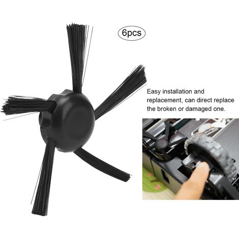 Set mit 6 Ersatz-Seitenbürsten aus ABS für Neato Botvac D7 D5 D3 D80 Saugroboter (1/5)