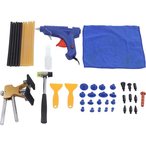 Kit de débosselage sans peinture 45 pièces avec extracteur et embout pour voiture 100-240 V UE (1/5)