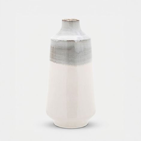 Grand vase bouteille en céramique Bali (1/2)