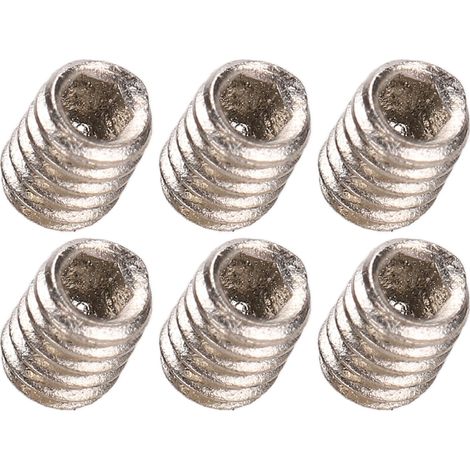 Kit d'assortiment de 50 vis sans tête en acier inoxydable A2-70, vis de fixation M2,5 x 3 (1/5)
