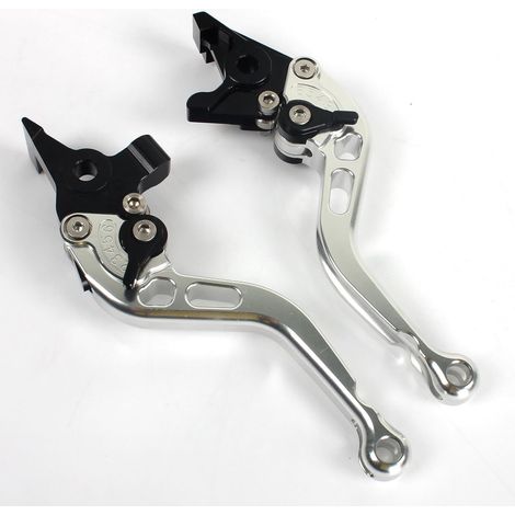 Adecuado para la modificación de accesorios de motocicletas con palanca de freno corta de aleación de aluminio CNC (1/4)