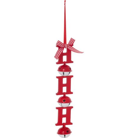 SDN HOLZ HOHOHO SCHELLEN 20CM - Feeric lights & christmas (1/2)