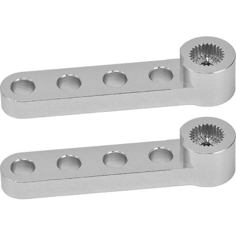 Bras de servo unilatéraux, 25 dents, bras de direction en alliage d'aluminium, accessoires de connexion