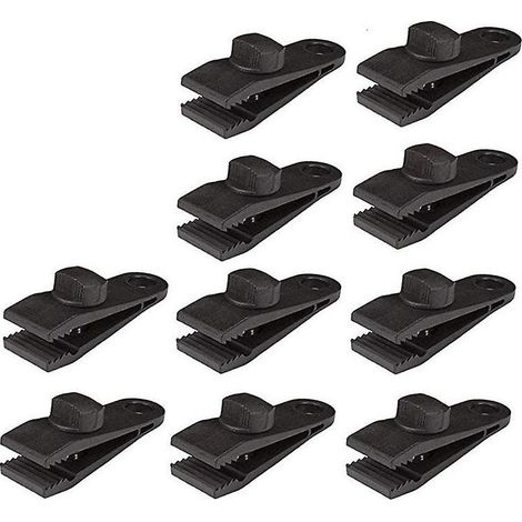 Hochleistungs-Zeltclips mit Verriegelungsmechanismus und Rändelschraube sichern Planen und Markisen – Zeltclip-Set für Campingplanen und -überdachungen (1/5)