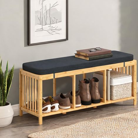 Console en bambou Polyester 102 x 33 x 45 cm (1/5)