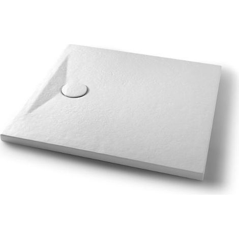 Piatto doccia 90x90 h.4 in ceramica bianco opaco Pietraceramica (1/5)