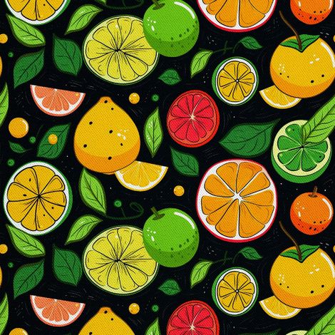 Tela decorativa para exteriores Oxford - Motivo frutal  DX6494 (1/5)