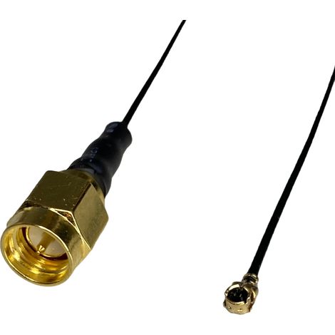 Pigtail MHF4 Buchse / SMA Stecker RF0.81 10cm (1/3)