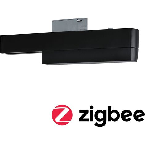 Paulmann 955.24 URail Schienenadapter On/Off/Dimm Smart Home Zigbee 166x20mm Schwarz (1/5)