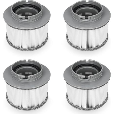 Lafiucy Filtre de Remplacement pour MSPA FD2089, Pompe à Cartouche Filtrante pour Piscine Hot Subs et Spas, 4PCS