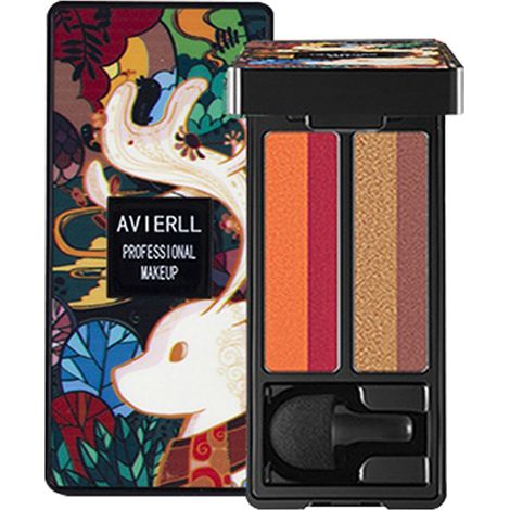 Palette de fards à paupières bicolore dégradé, fini mat et pailleté, teintes nude, maquillage cosmétique 4209 (C03) (1/4)