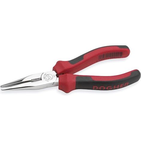 Pince à bec semi-circulaire, avec coupe, CrV (160 mm) 208-160
