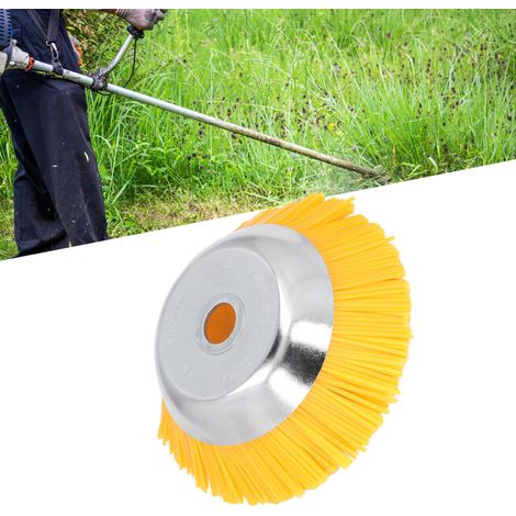 Tête de débroussailleuse de 25 mm pour outil de jardin, tête de coupe-bordures, brosse de désherbage en nylon, coupe-bordures, tête de coupe-herbe, pièces mécaniques (1/5)