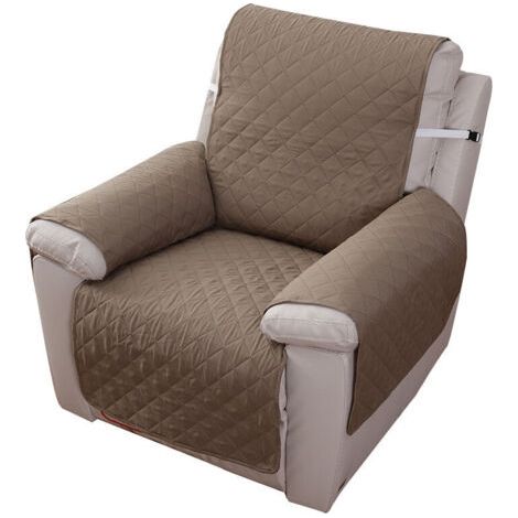 Ahlsen Housse Fauteuil Relax 1 Place, Housse de Canapé Protecteur Inclinable Imperméable pour Chambre (Kaki 55×200) (1/5)