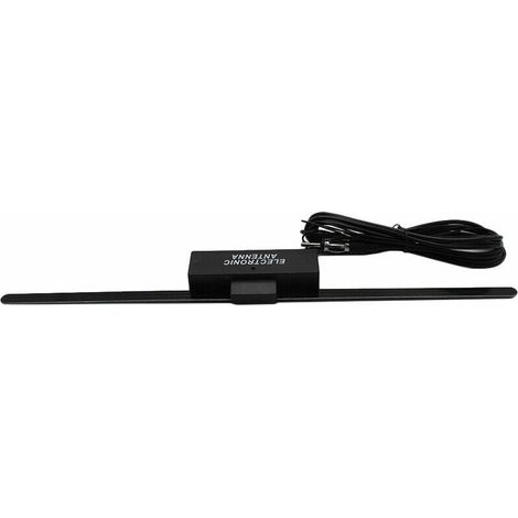 Antenne DAB - Montage Adhésif Pare-Brise - Fréquence 174 à 240 MHz et L-Bande 1452 à 1492 MHz - Câble 2,2 m - Connecteur SMA Mâle - Pour Voiture Camion SUV - 1 Pièce