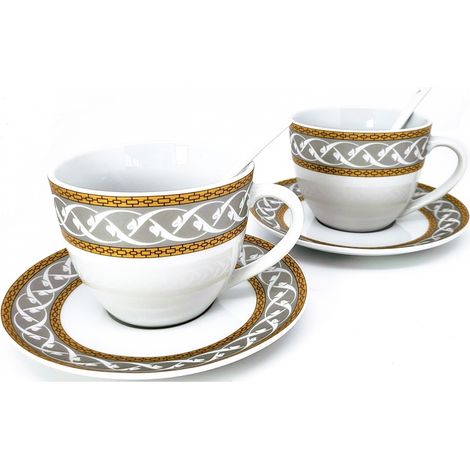 Un elegante juego de tazas para café o té como regalo. (1/5)