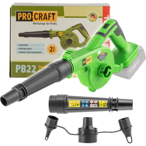 Procraft PB22b Souffleur de feuilles sans fil 20 V Solo - sans batterie, sans chargeur (1/5)