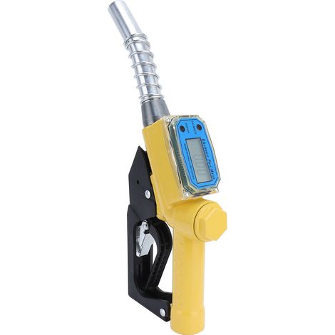 Pistolet de remplissage manuel avec compteur de débit pour gasoil, diesel, kérosène et essence (1/5)